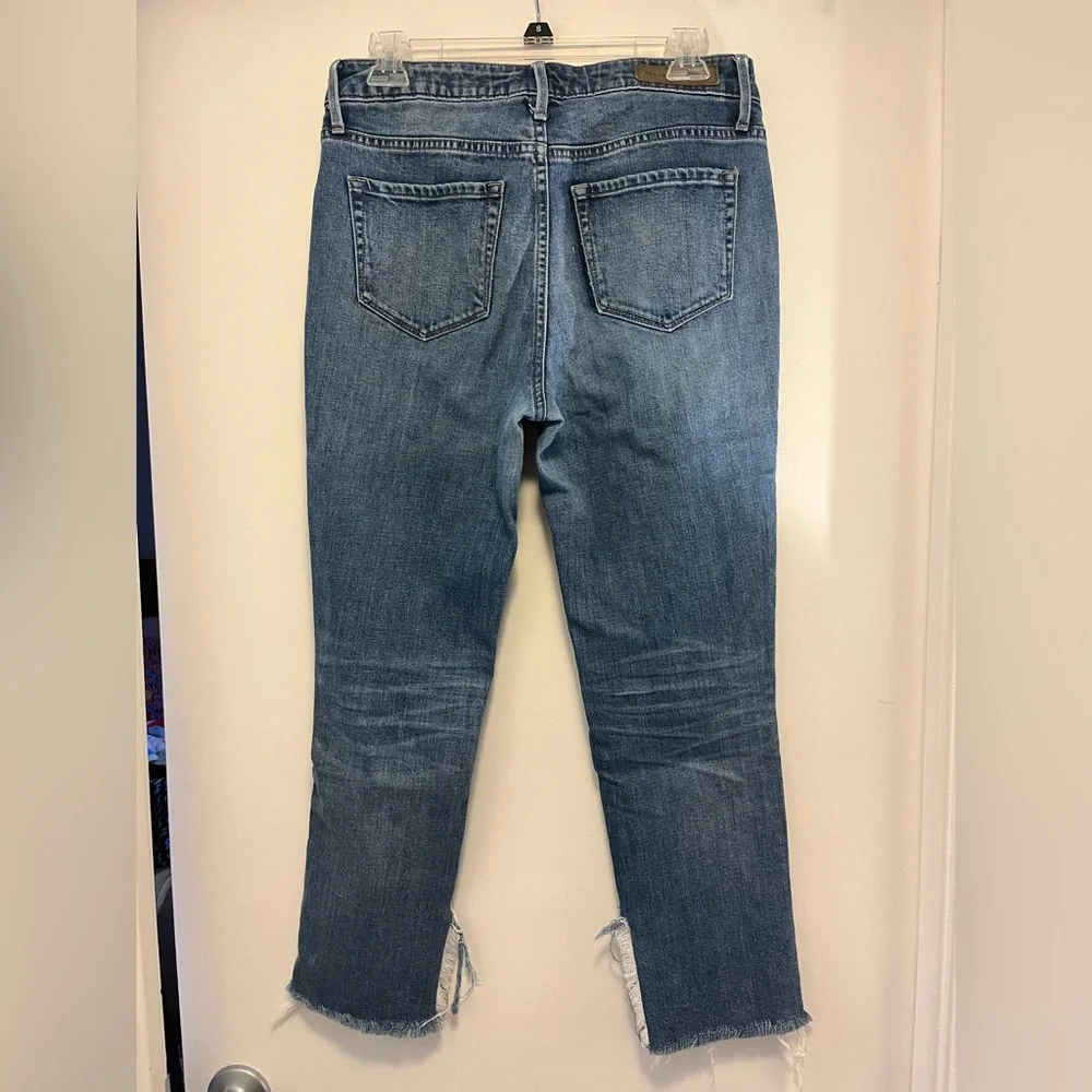 Treasure & Bond High-Rise Loose Skinny Slit Crop Jeans - Size 27 - Picture 6 of 8